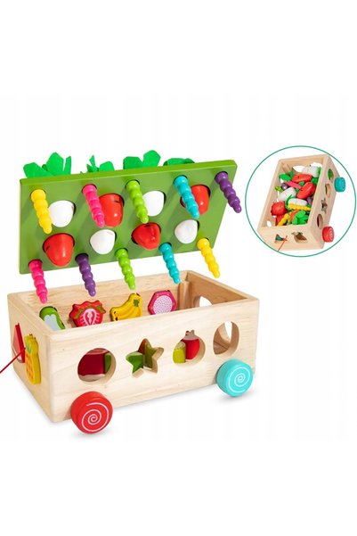 Norimpex GRA PUZZLE 7 ÎN 1 SORTATOR DE LEGUME JUCĂRIE EDUCATIVĂ 3+