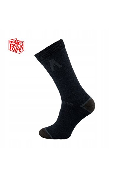 Alpinus Șosete de drumeție cu lână merino Nuuk negre 39-42