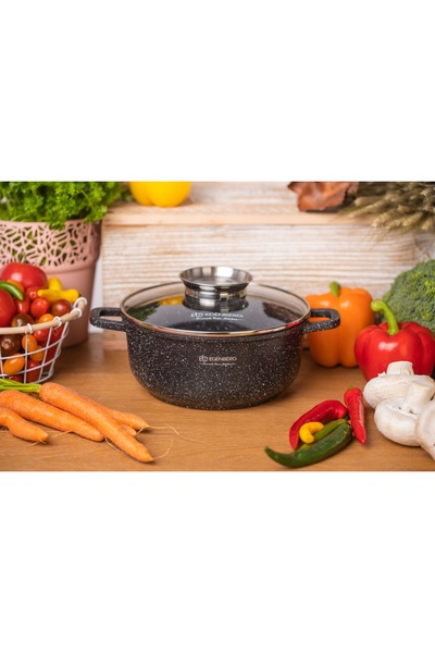 NO BRAND OALĂ CU STRAT DE MARMURĂ 2,3 L 20 cm INDUCȚIE GAZ CUPTOR EDENBERG 8116