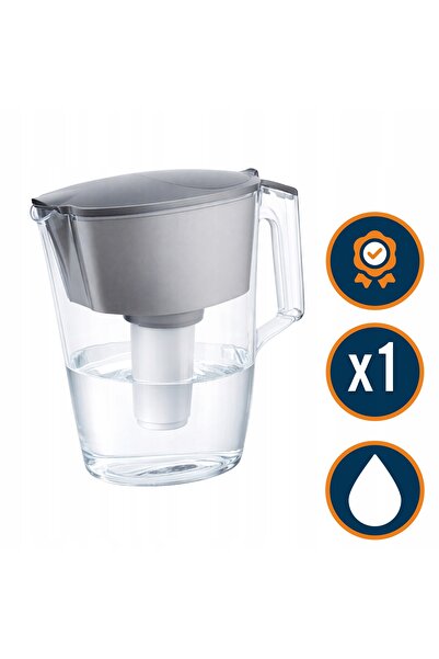 Aquaphor Cană standard de 2.5L + Cartuș B15 Gri pentru filtrare eficientă a apei