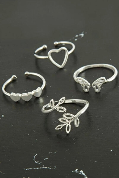 SORA GROUP Mixed Luxury Steel Joint Ring 1 Piece