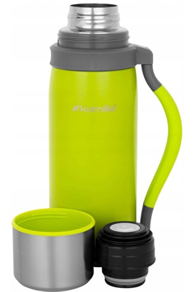NO BRAND Termos din oțel, turistic, mare, 1,2L, pentru picnic, cu mâner