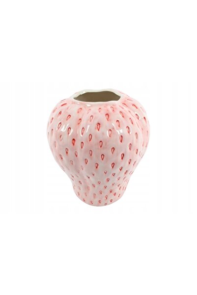 NO BRAND Vază Roz Căpșună XL Înaltă 27 cm