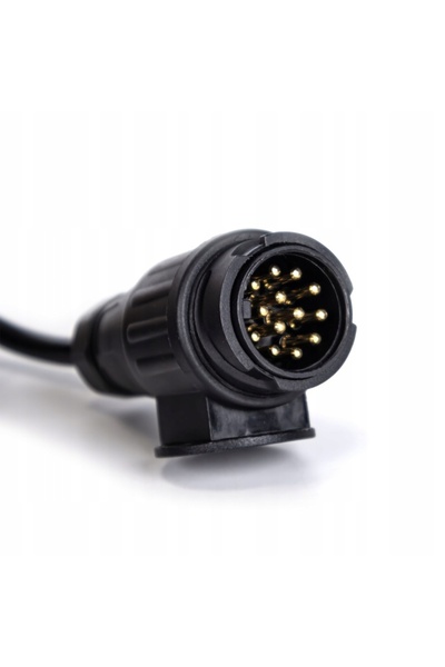 NO BRAND Cablu spiralat cu mufă și priză 13 PIN, 12 V, 1,5 m