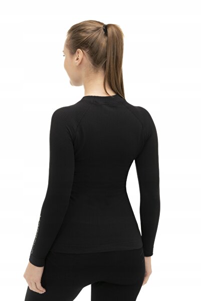 NO BRAND Tricou termic de damă Brubeck 3D PRO LS15940 negru L