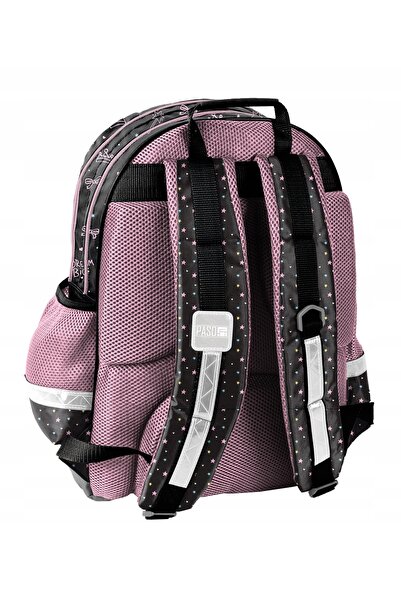 NO BRAND Ghiozdan școlar pentru fete, clasa 1-4, set Unicorn, negru