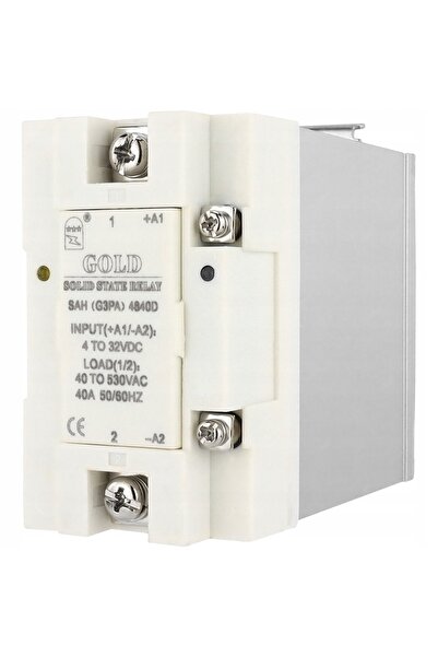 Reball RELAȚIE SEMICONDUCTOR SSR GOLD SAH (G3PA) 4840D 40 A CC-CA ȘINĂ DIN