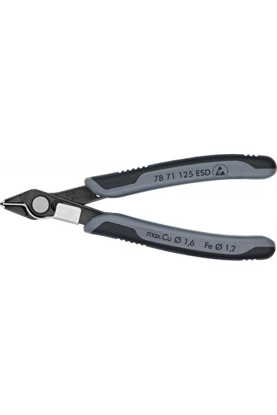 Knipex 78 71 125 Clește de tăiere de precizie ESD Super Knips pentru reparați...