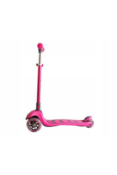 Milly Mally Trotinetă cu trei roți Boogie LED roz pentru copii 3+