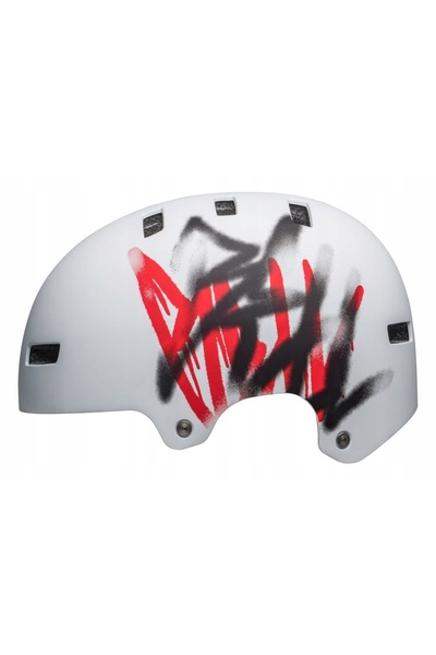 Bell Cască de ciclism BMX Local Matte White Scribble - M (55-59 cm)