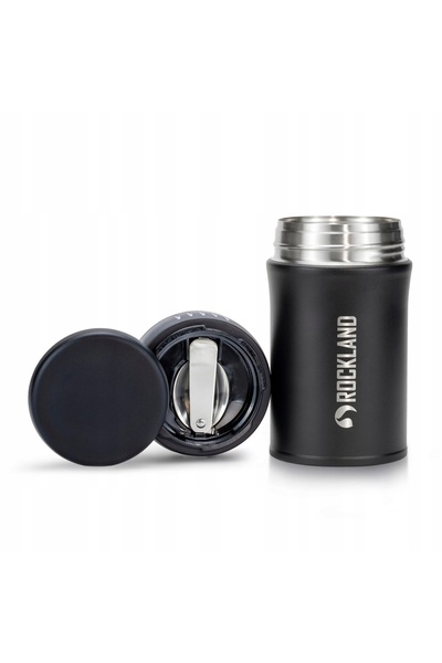 NO BRAND Termos pentru prânz cu lingură Rockland meteor 500ml negru