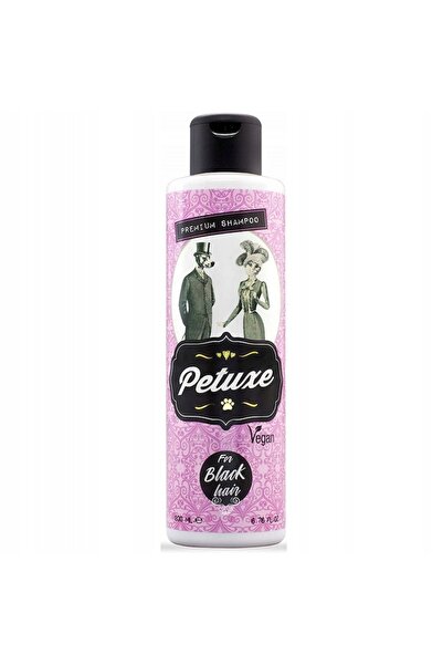 NO BRAND Șampon vegan Petuxe Black Hair Shampoo pentru blană neagră și închis...