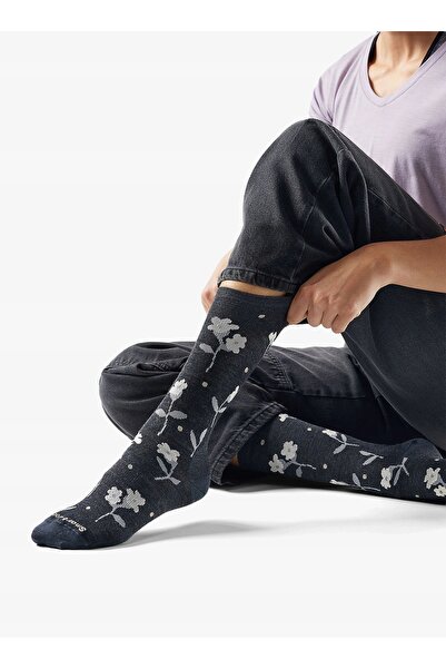 NO BRAND Șosete damă merino Smartwool Everyday Garden Gala Crew cărbune 34-37