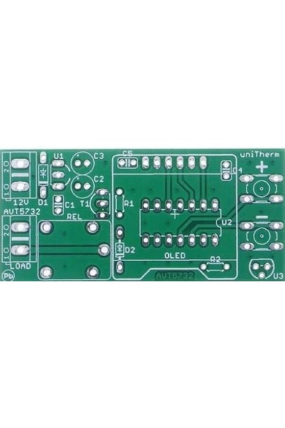 NO BRAND Termostat cu afișaj OLED, AVT5732 PCB+ uP