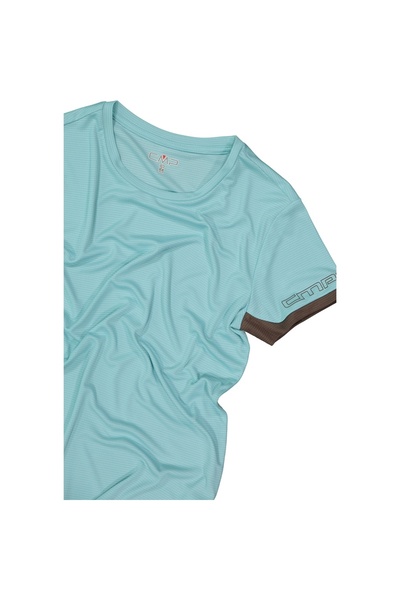 CMP Tricou de damă cu funcție de uscare rapidă 33N6316/E555 - Turcoaz - 42(L)