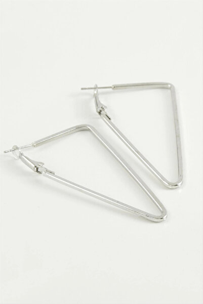 SORA GROUP Triangle Hoop Earring 6 cm