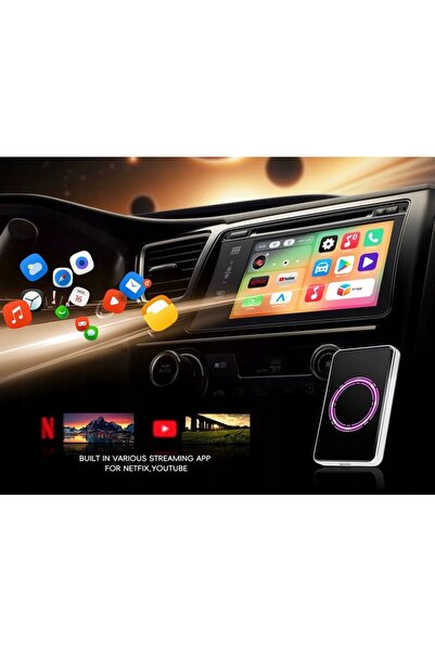 NO BRAND ANDROID BOX CARPLAY ANDROID AUTO ANDROID COMPLET PENTRU RADIO DE FAB...