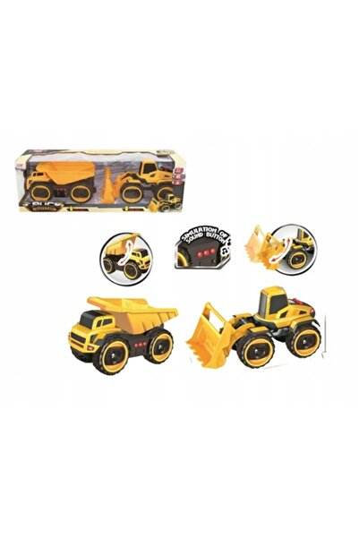 Gazelo MAȘINI DE CONSTRUCȚII EXCAVATOR AUTOCARUCIOR JUCĂRIE CU SUNETE ȘI LUMI...