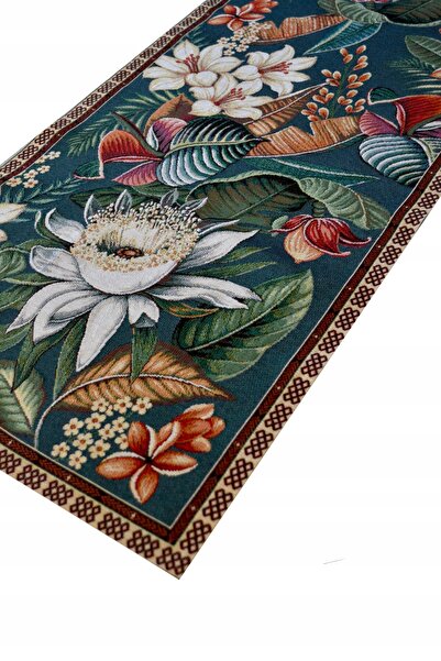 NO BRAND Față de masă tip tapiserie cu model tropical 40x90 cm