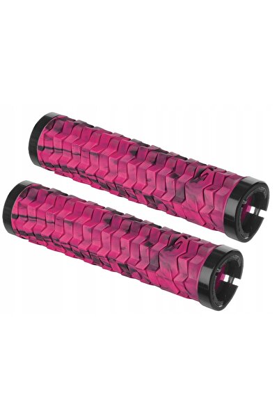 KELLYS BIKES Manșoane ghidon tip twist KELLYS POISON 135mm roz/negru