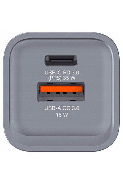 NO BRAND Verbatim Încărcător de rețea GaN 35 W USB-C/USB-A + Adaptor EU/UK/US...