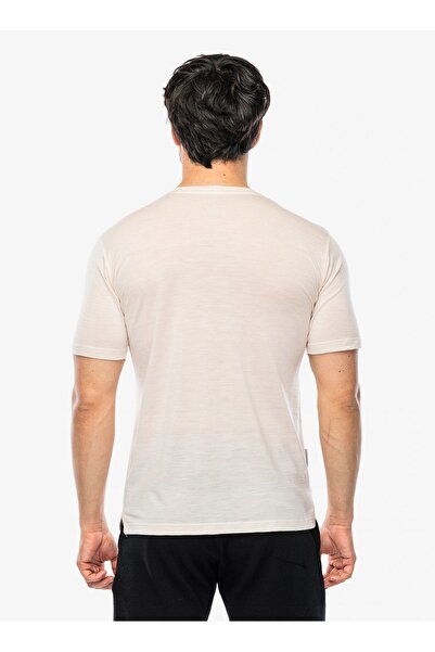 NO BRAND Tricou merino Sensor Merino Lite Tee SS - bej pestriț S