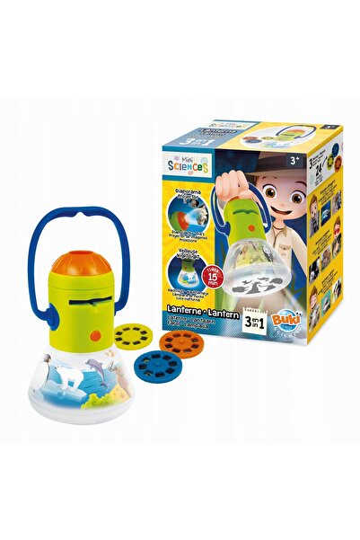 NO BRAND Lampă proiector Buki France multicoloră, lanternă 3 în 1 - Mini Scie...