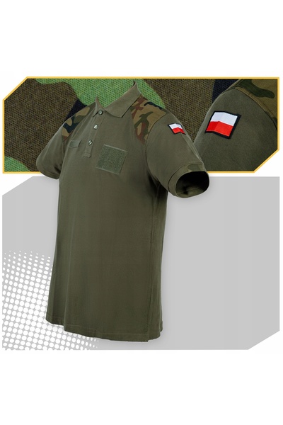 NO BRAND Tricou polo militar MON 304A Armata Poloneză de campanie bărbătesc k...