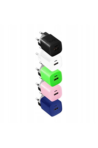 NO BRAND Încărcător de rețea eXc CUBE 2xUSB (A+C) 33W, eXc, OR-EXC1