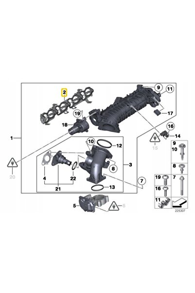 NO BRAND CLAPIS DE COLECȚIE PENTRU BMW F10 525 d xd N47 OE