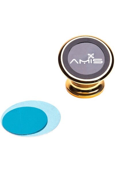 Amis Air CM001 Magnetic Car Holder, for smartphone, Gold