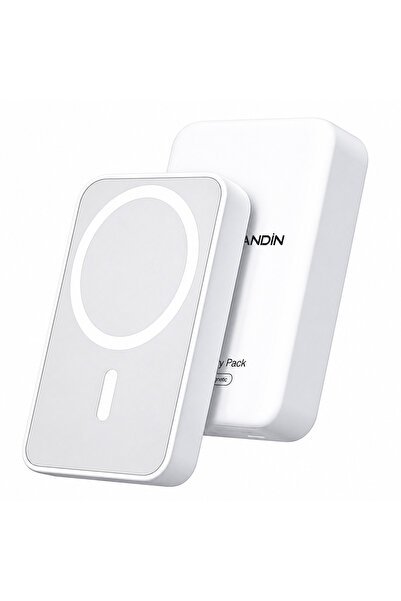 Venandin MS-10000 10.000 mAh MagSafe Uyumlu Manyetik Kablosuz Powerbank – 5W ...