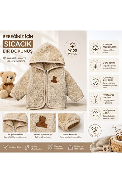 Genel Markalar Bebek Peluş Hırka