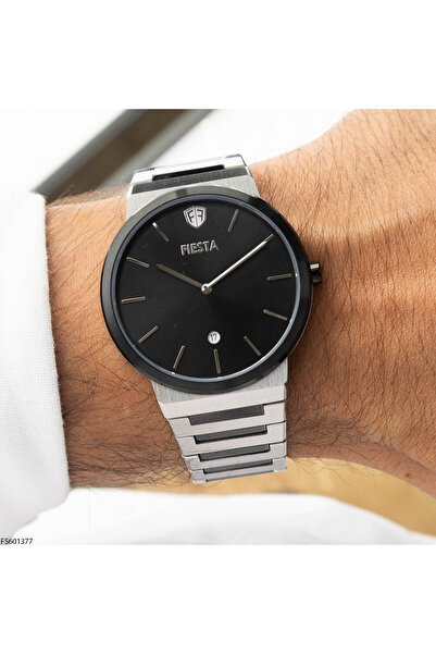 Fiesta Fs601377 Men's Wristwatch with Steel Strap