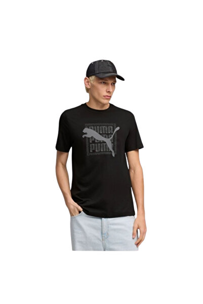 Puma Tricou cu imprimeu grafic negru 691775-01