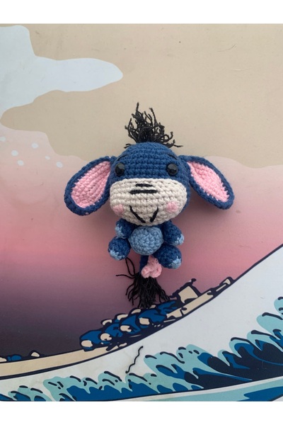 Genel Markalar Cheerup & Eeyore Mavi Eşek Çizgi Film Karekteri çanta charm&an...