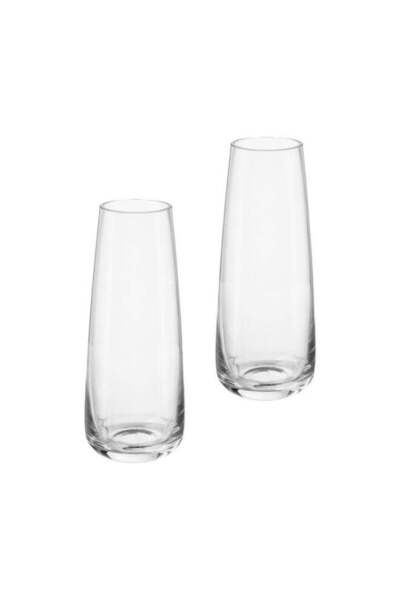 IKEA 2-Piece Set – Clear Glass Vases, 15 cm