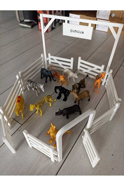 smilechild 12 Lİ Hayvan Çiftliği HAYVANLAR 3-9 CM BOYLARDADIR