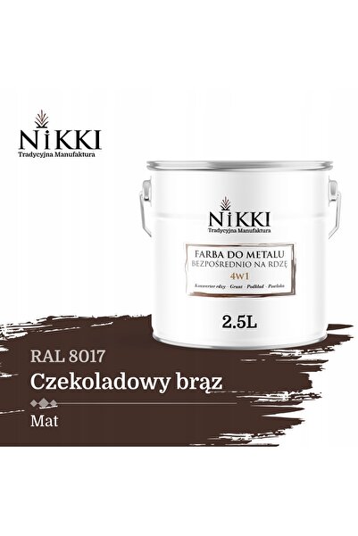 NO BRAND Vopsea pentru metal PROSTO NA RDZĘ OCYNK CZEKOLADOWY BRĄZ RAL 8017 M...