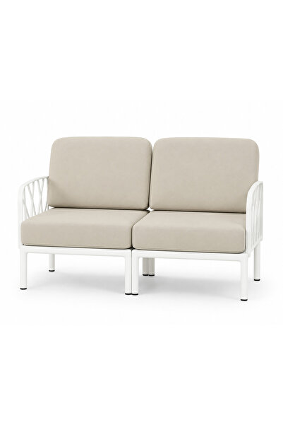 Novussi Garda Sofa 2'li Koltuk Bej Minderli