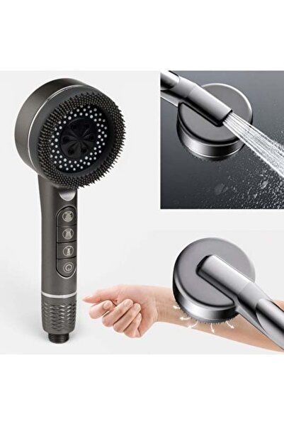 OEM Grey 5-Function Shower Head