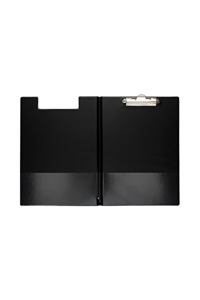 Biurfol Dosar cu clemă A4, negru, din PVC, rigid, tip clipboard, x 5 bucăți