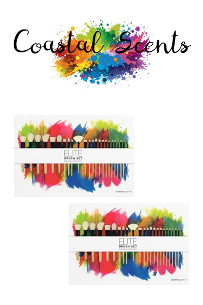 coastal scents 2 Pieces Elite Brush Set - Bamboo Collection