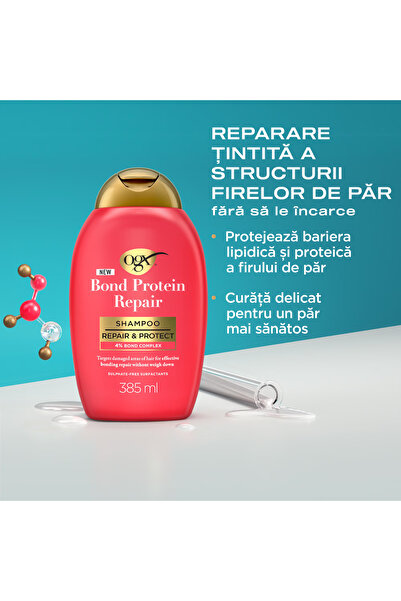 OGX Bond Protein Repair Sampon reparare si protectie