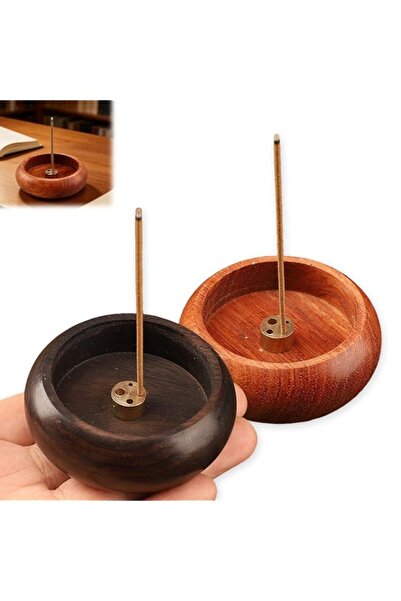 Generic Brand ALMEKAQUZ 2 Pack Mahogany Incense Stick Holders, Incense Holder...
