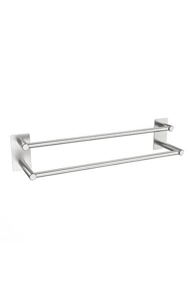 Generic Stainless Steel Towel Bar Holder, No Drill, Self-Adhesive Towel Holde...