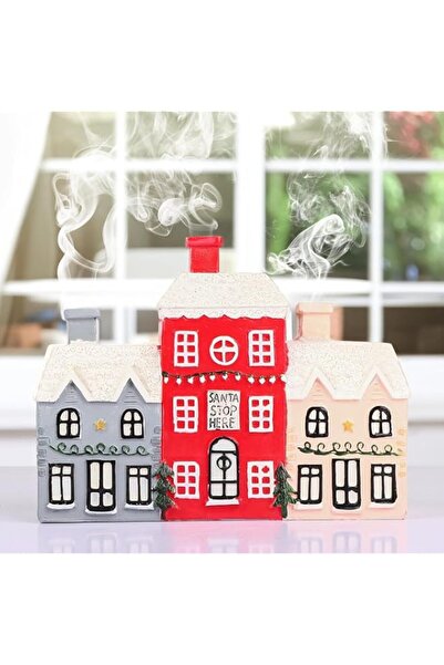 Generic Brand NimbusNote Christmas Cabin Incense Burner Gingerbread House Inc...
