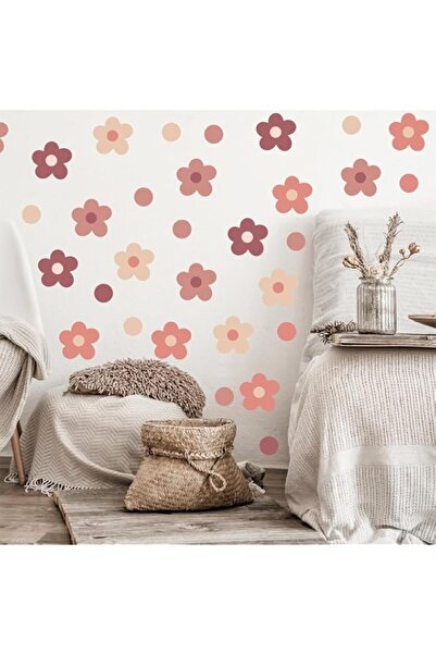 Generic Brand ARS® Boho Daisy Wall Decals Retro Flower Wall Stickers Peel and...