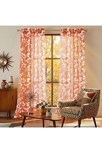 Generic Brand XTMYI Rust Burnt Orange Curtains 2 Panels 84 Inch Length for Li...