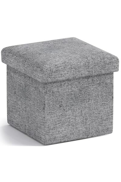 Generic YelaJoy Home Small Storage Ottoman，Foldable Collapsible Cube Square L...